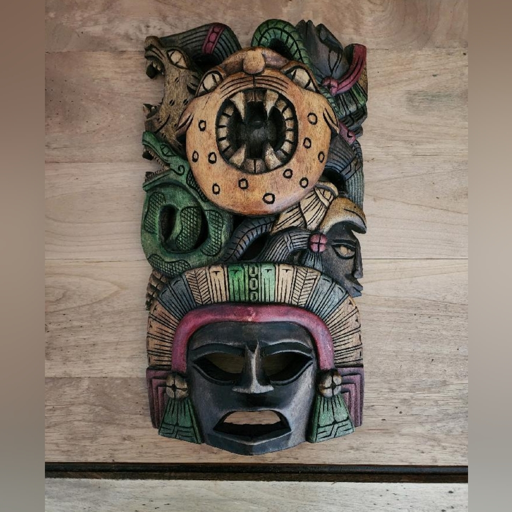 Mexican Hand Carved Mask